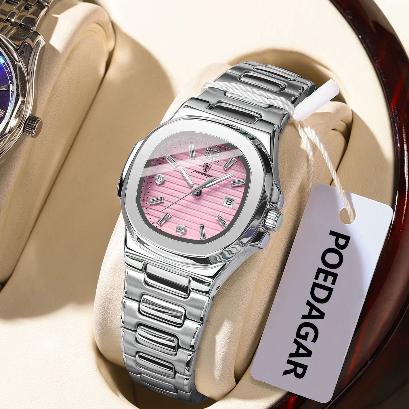 POEDAGAR Square Fashion Woman  - огляд і ціна Luxury Watch Casio