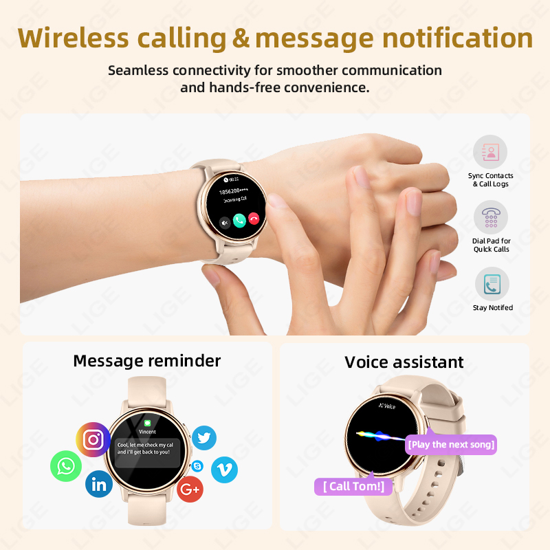 2026 LIGE Women Smart Watch Lu - огляд і ціна Luxury Watch On Wrist