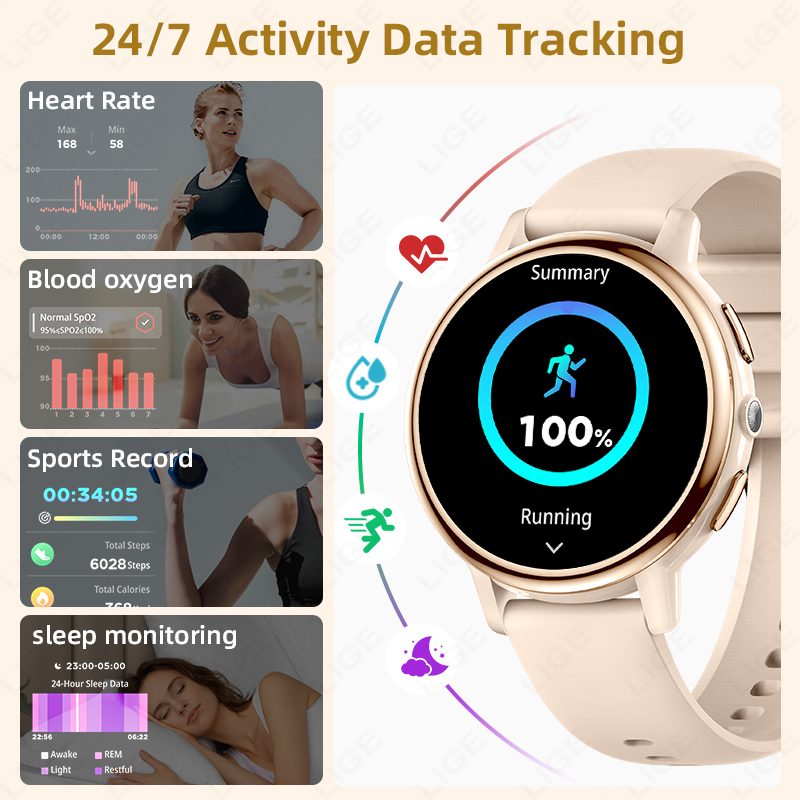 2026 LIGE Women Smart Watch Lu - огляд і ціна Luxury Watch On Wrist