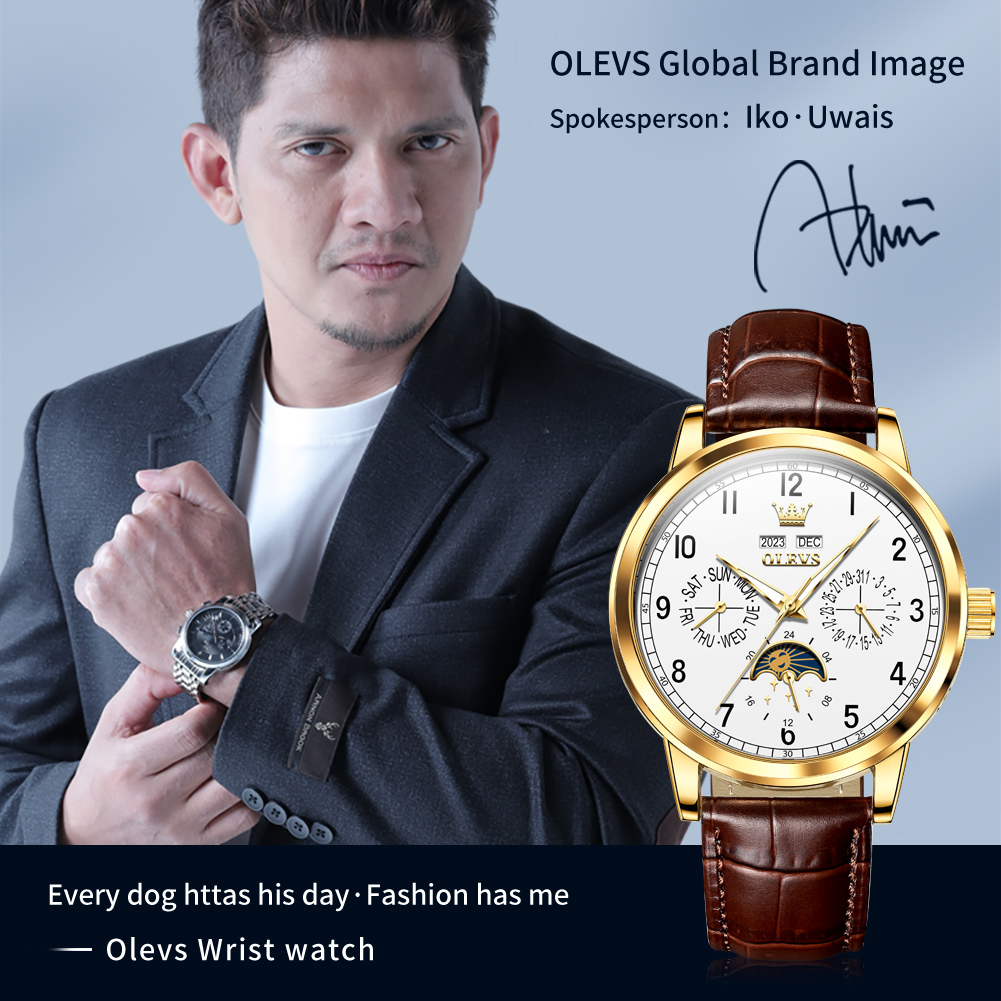 OLEVS 6698 Mens Watch Luxury D - огляд і ціна Luxury Watch On Sale