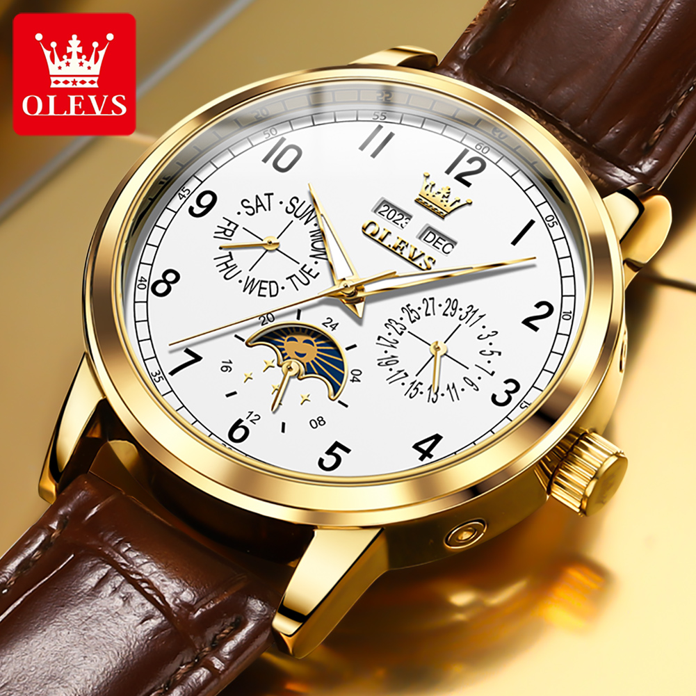 OLEVS 6698 Mens Watch Luxury D - огляд і ціна Luxury Watch On Sale