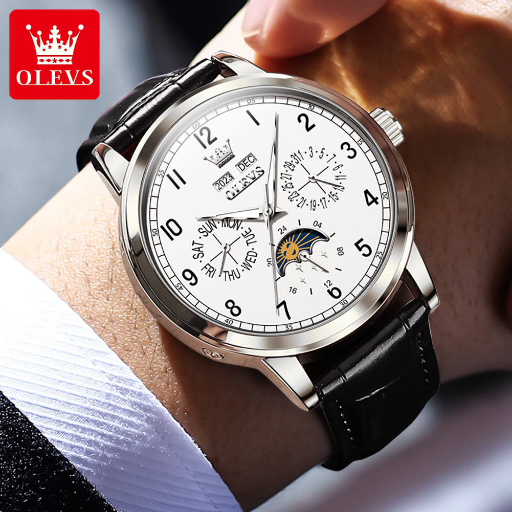 OLEVS 6698 Mens Watch Luxury D - огляд і ціна Luxury Watch On Sale