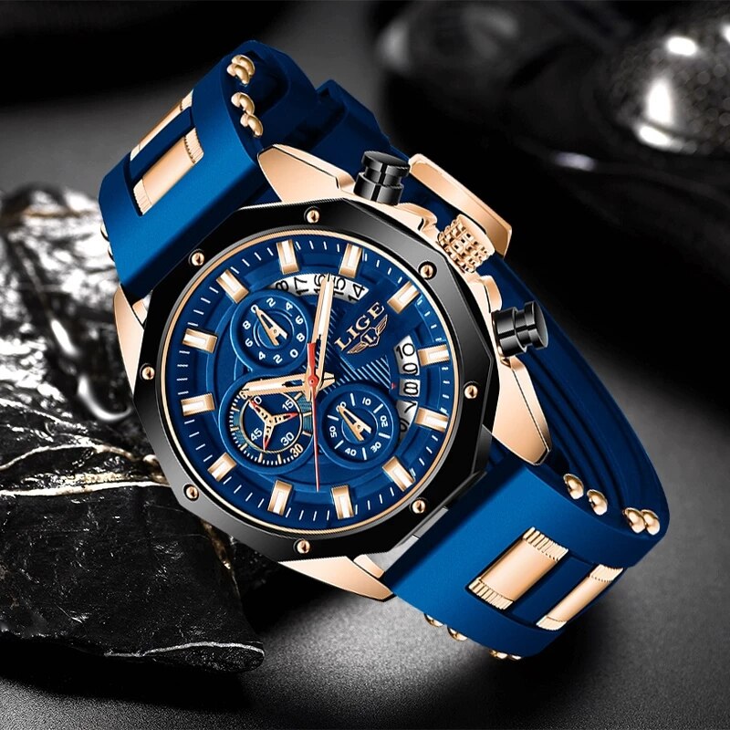 LIGE Fashion Men Watches Top B - огляд і ціна Luxury Watch Maker