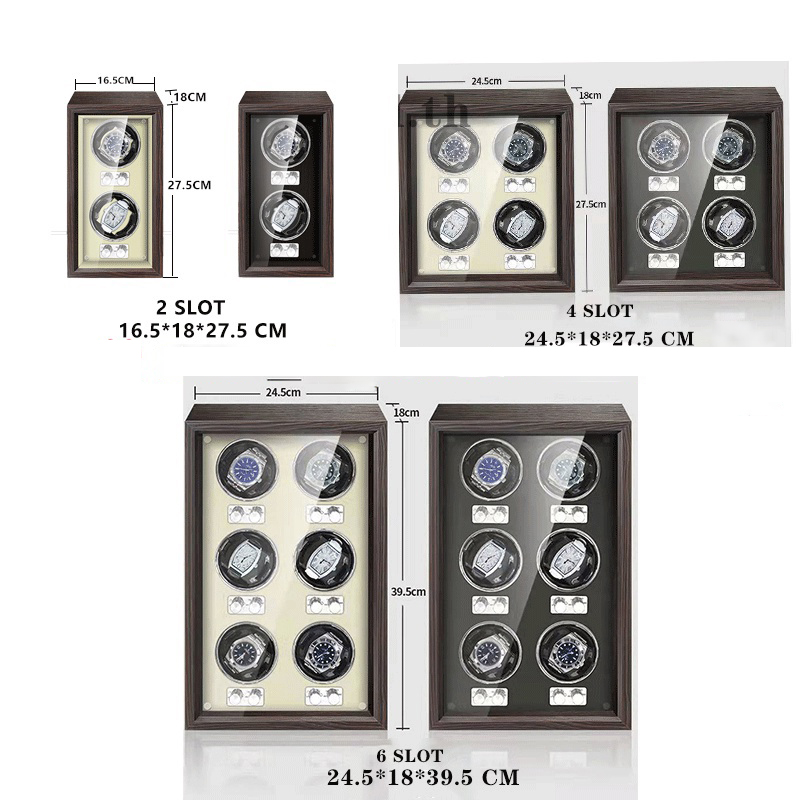 The Spot Goods 1/2/4/6 Slot Au - огляд і ціна Luxury Watch Winder Box
