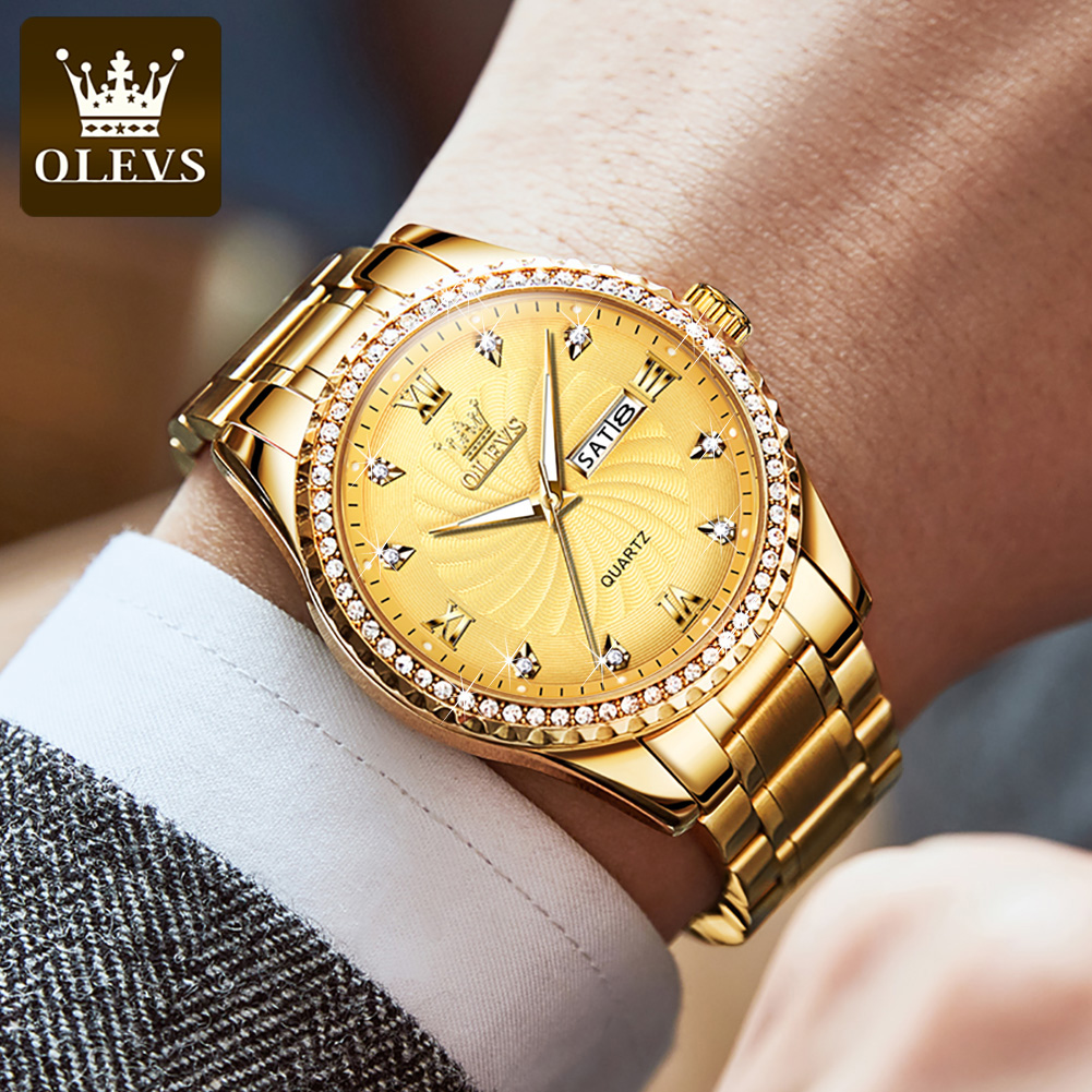 OLEVS 5565 Luxury Brand Quartz - огляд і ціна Luxury Watch Maker