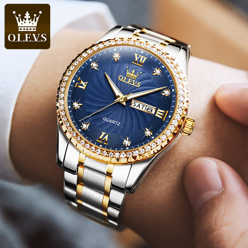 OLEVS 5565 Luxury Brand Quartz - огляд і ціна Luxury Watch Maker