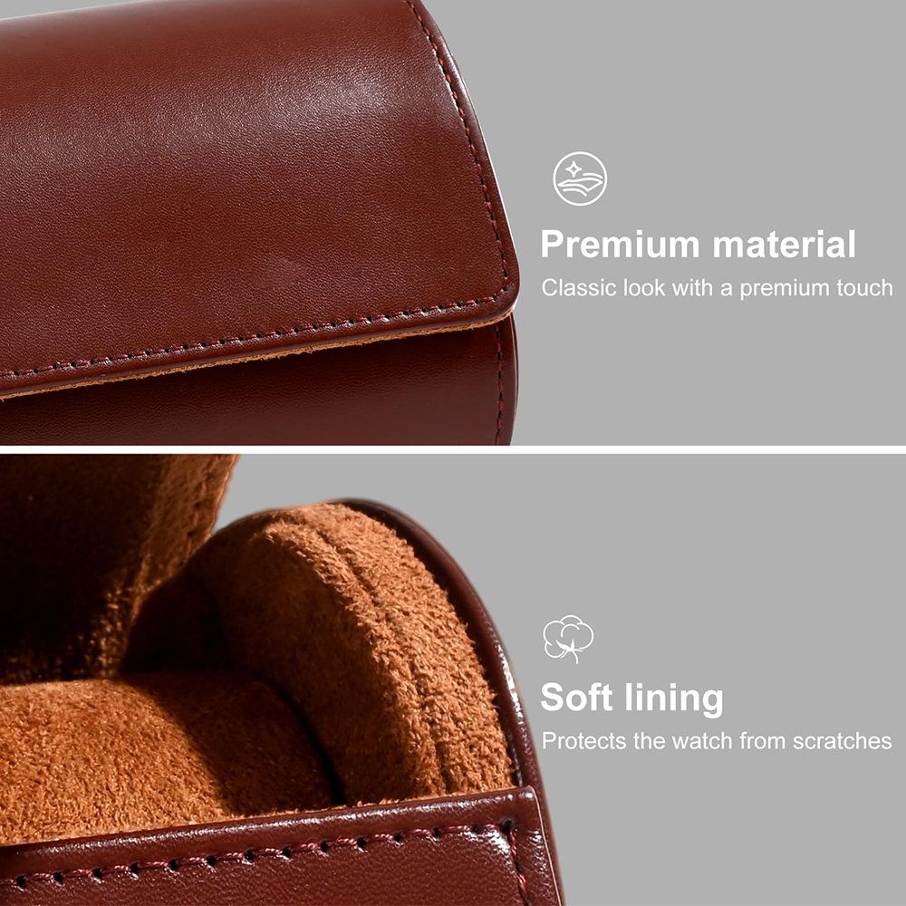 Luxury PU Leather Watch Case W - огляд і ціна Luxury Watch Winder Box