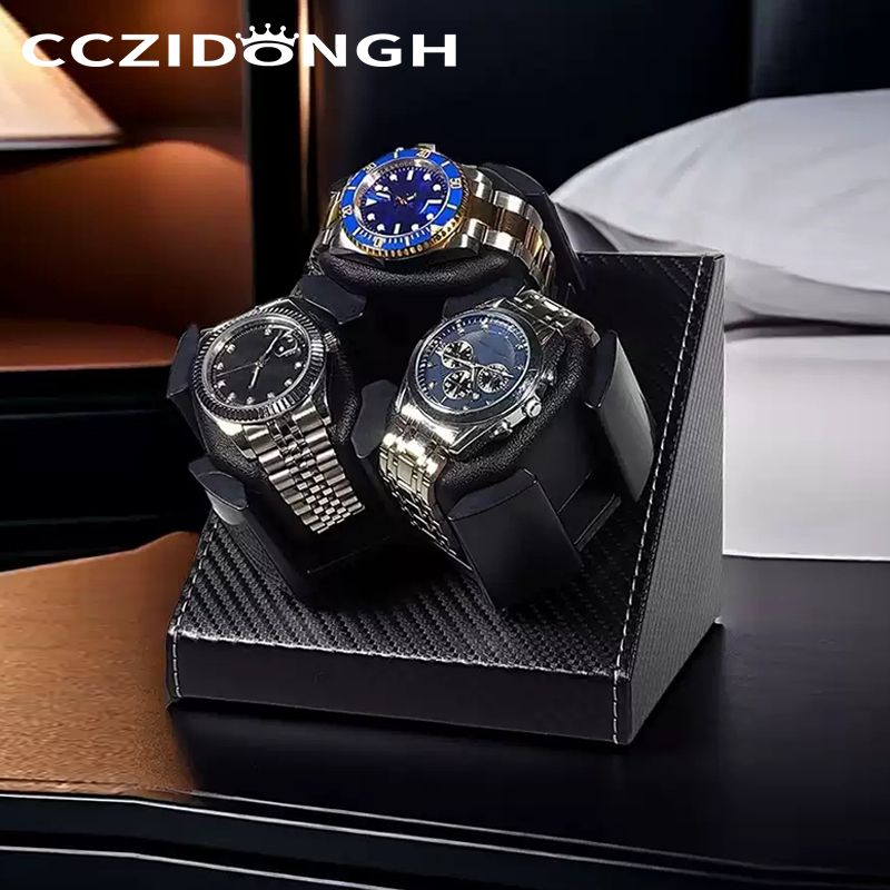 3+0 Watch Winder Leather Autom - огляд і ціна Luxury Watch Winder Box
