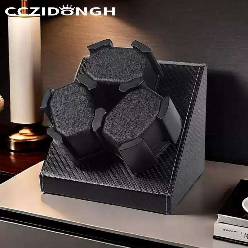 3+0 Watch Winder Leather Autom - огляд і ціна Luxury Watch Winder Box