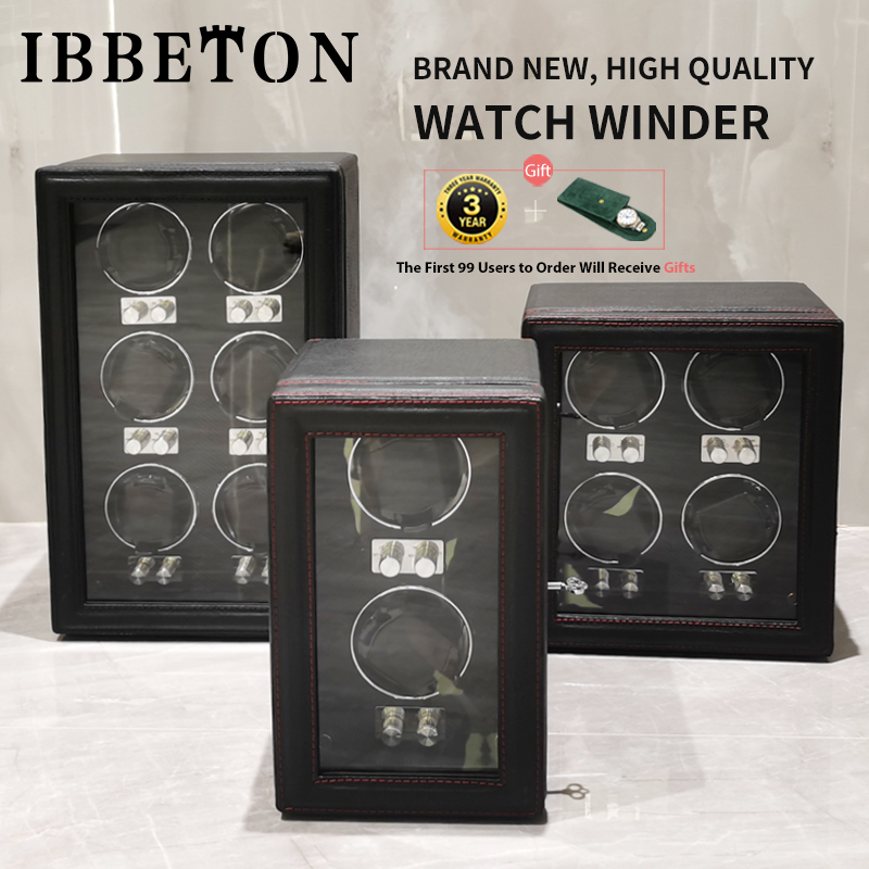Luxury Watch Winder Leather Au - огляд і ціна Luxury Watch Winder Box