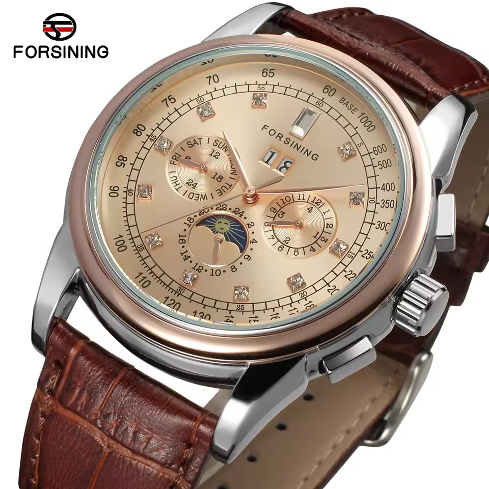 FORSINING Replica Multifunctio - огляд і ціна Luxury Watch On Sale