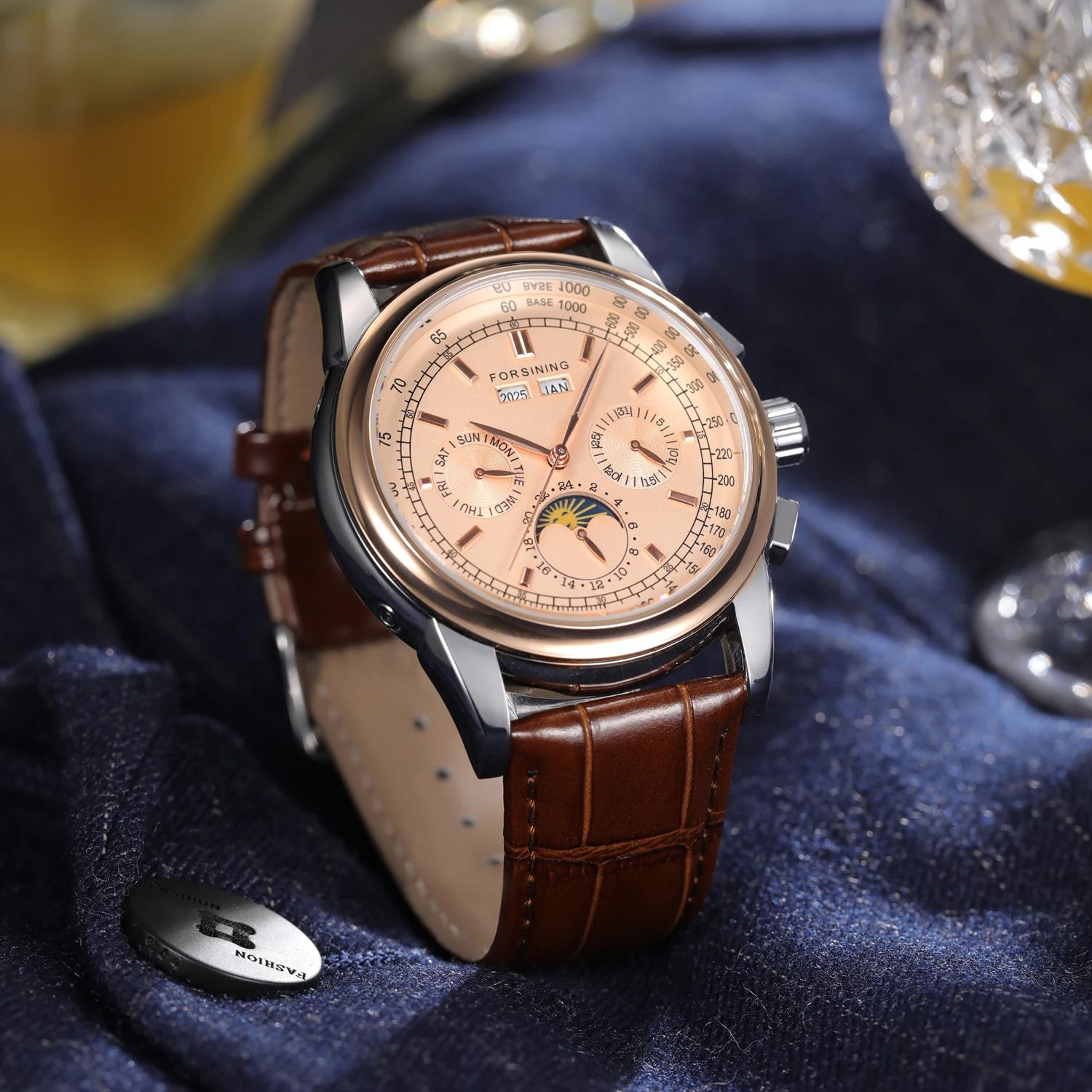 Forsining Classic Mens Watches - огляд і ціна Luxury Watch On Sale