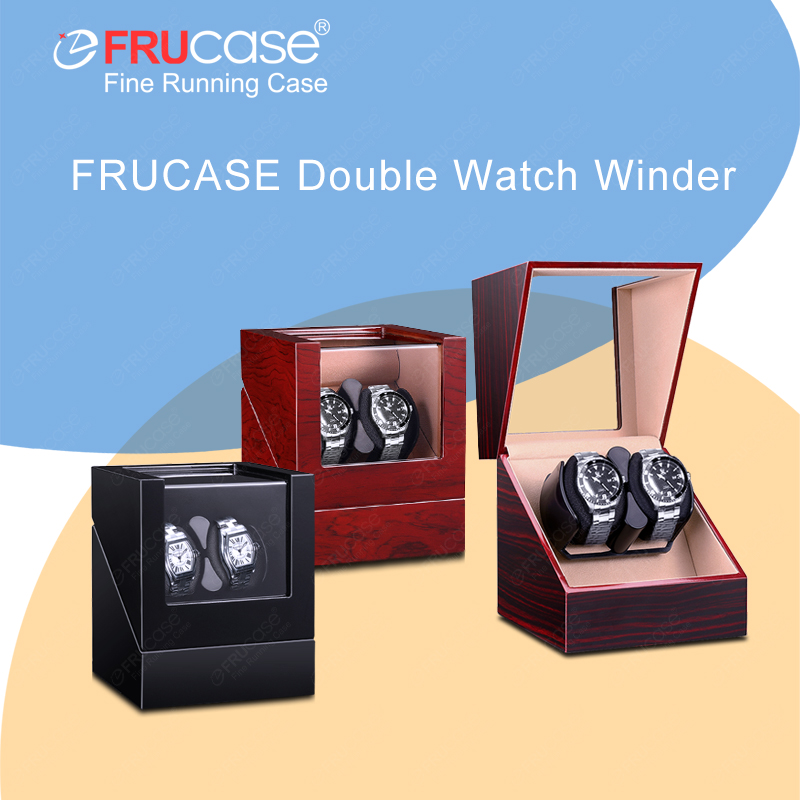 FRUCASE Double Watch Winder Fo - огляд і ціна Luxury Watch Winder Box