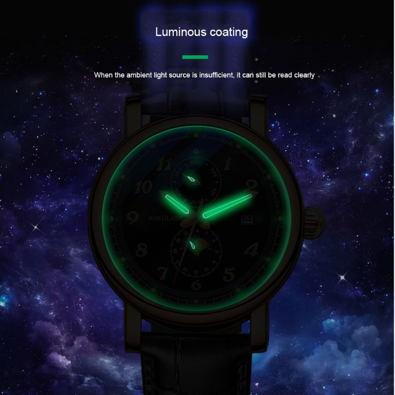 AOKULASIC Men Watches Top Bran - огляд і ціна Luxury Watch On Sale