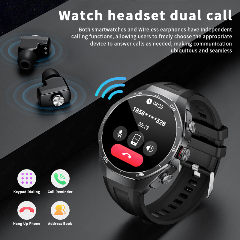 2026 NEW For Android TWS Music - огляд і ціна Luxury Watch On Wrist