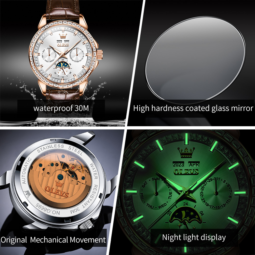 OLEVS Brand New Business Men M - огляд і ціна Luxury Watch On Sale