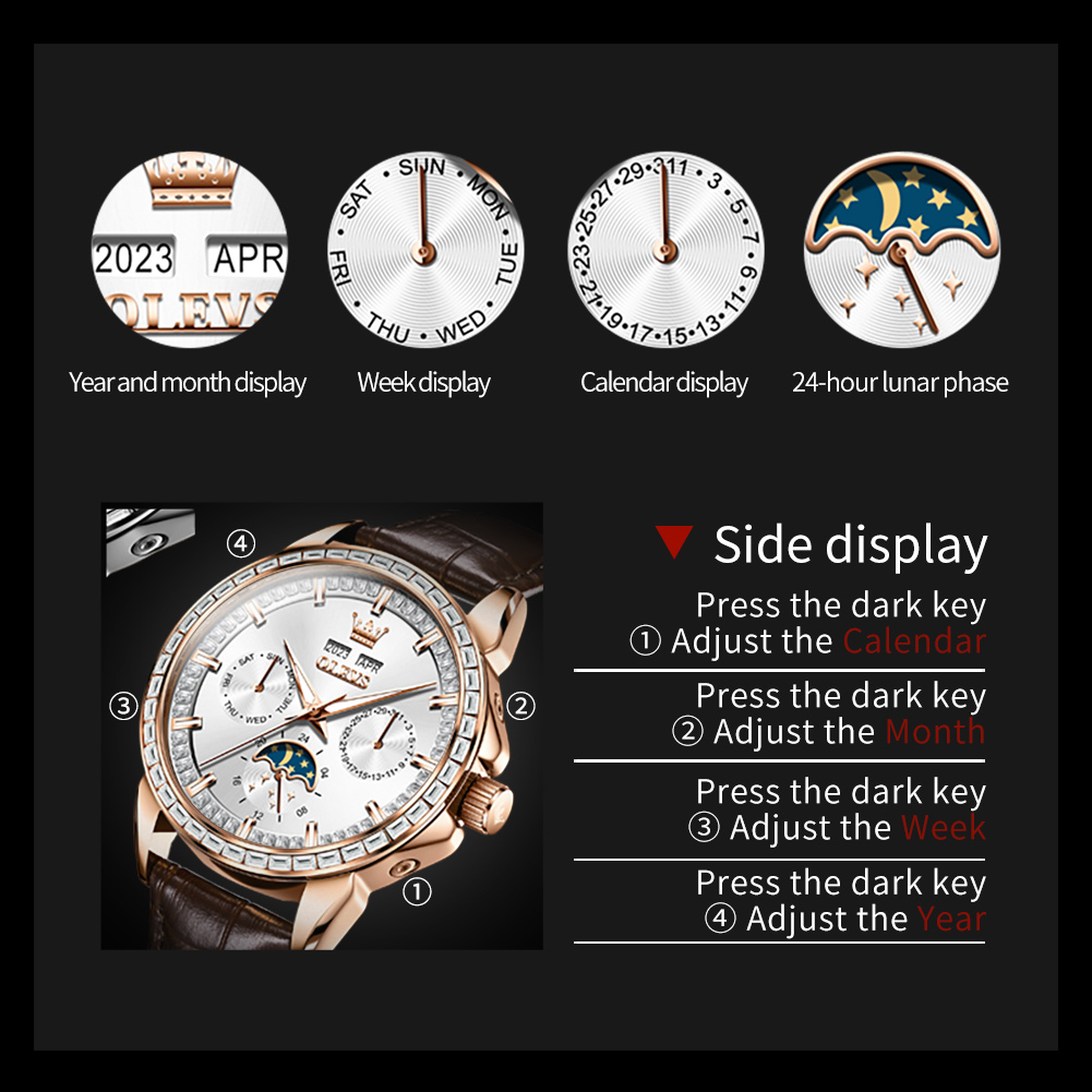 OLEVS Brand New Business Men M - огляд і ціна Luxury Watch On Sale