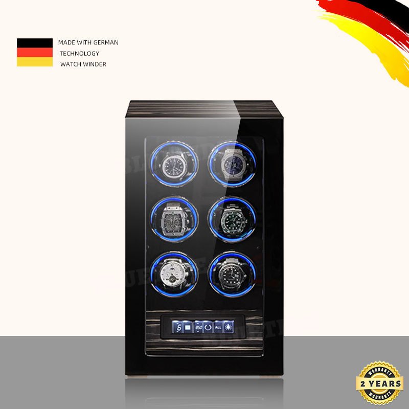 【FingerprintLock】 Automatic Wa - огляд і ціна Luxury Watch Winder Box