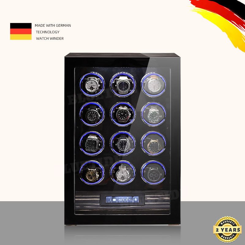 【FingerprintLock】 Automatic Wa - огляд і ціна Luxury Watch Winder Box