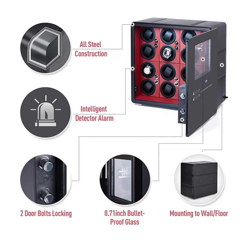 Luxury 12 Automatic Rotors and - огляд і ціна Luxury Watch Winder Box