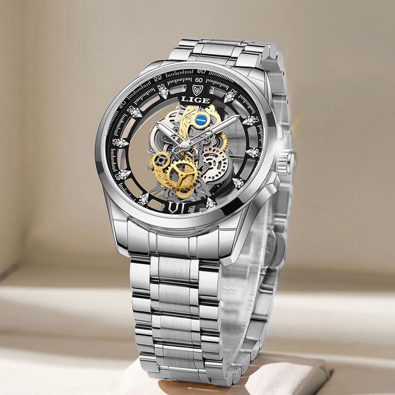LIGE Fashion Top Luxury Men's  - огляд і ціна Luxury Watch Maker