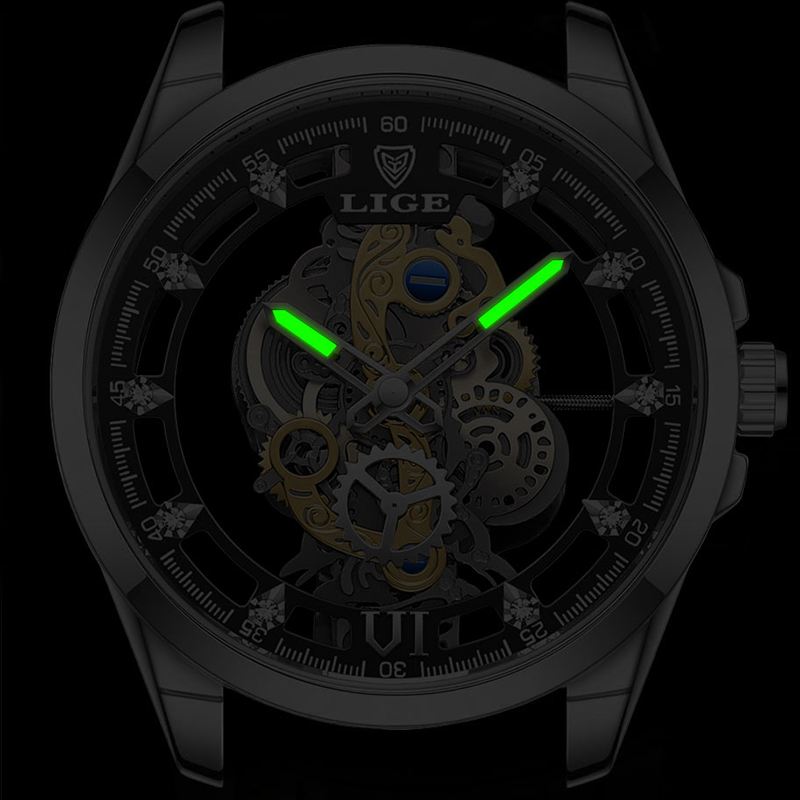LIGE Fashion Top Luxury Men's  - огляд і ціна Luxury Watch Maker