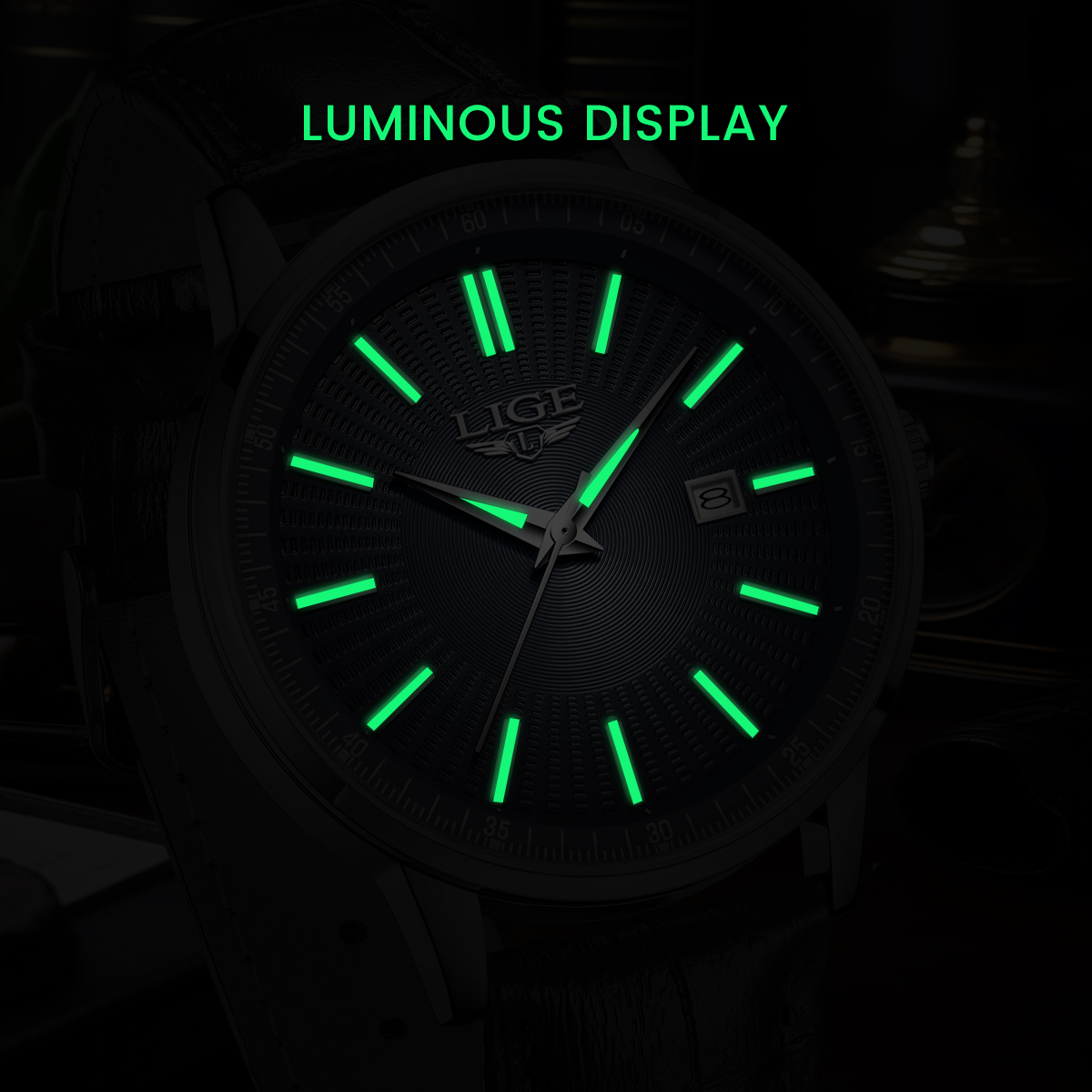 LIGE Top Brand Luxury Men's Wa - огляд і ціна Luxury Watch Maker