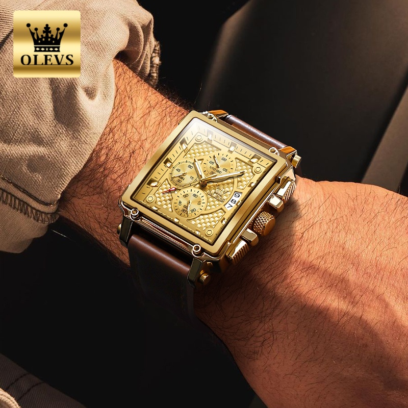 OLEVS Brand Mens Watches Water - огляд і ціна Luxury Watch Life