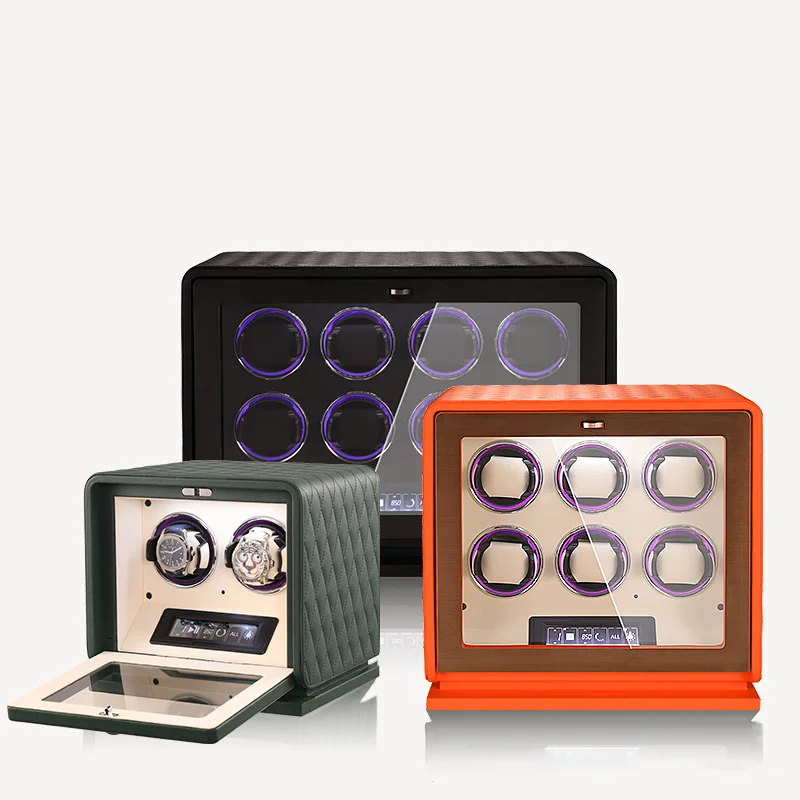 Luxury Leather Watch Winder wi - огляд і ціна Luxury Watch Winder Box