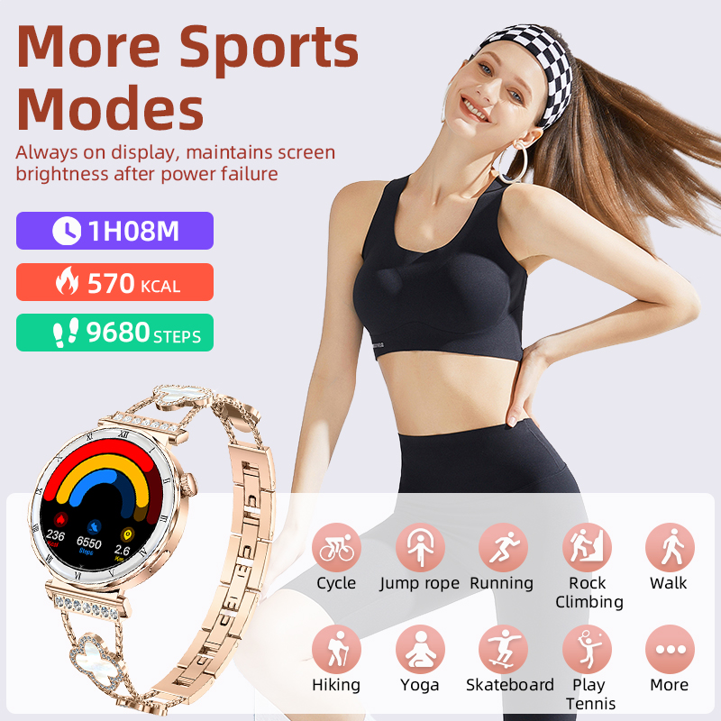 LIGE Luxury Smart Watch Women  - огляд і ціна Luxury Watch On Wrist