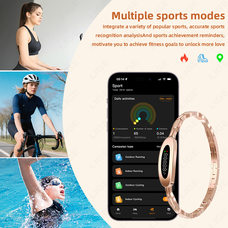 LIGE 2026 Hot Smart Bracelet L - огляд і ціна Luxury Watch On Wrist